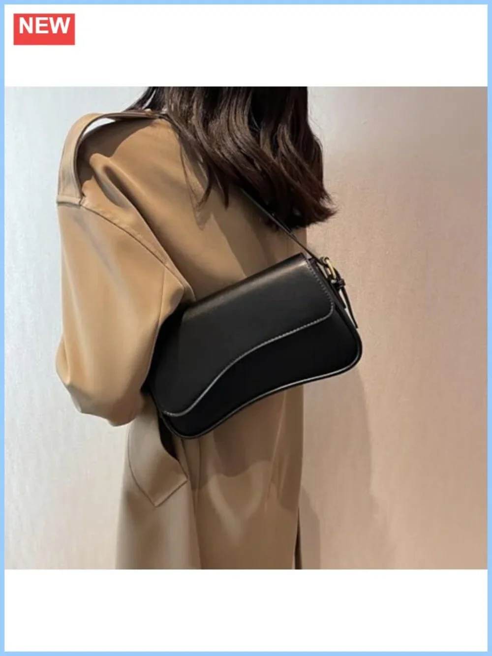 Women's Y2K Hobo Shoulder Bag Retro Vegan Leather Crossbody Purse